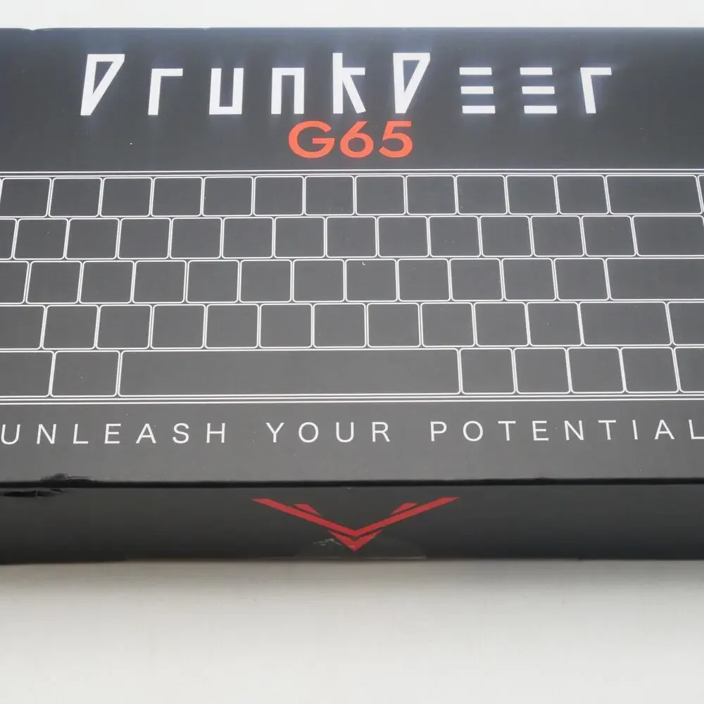 NEW DrunkDeer G65 Wired Adjustable HE Magnetic Switch Gaming Keyboard WHITE